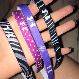 4 under armour head bands